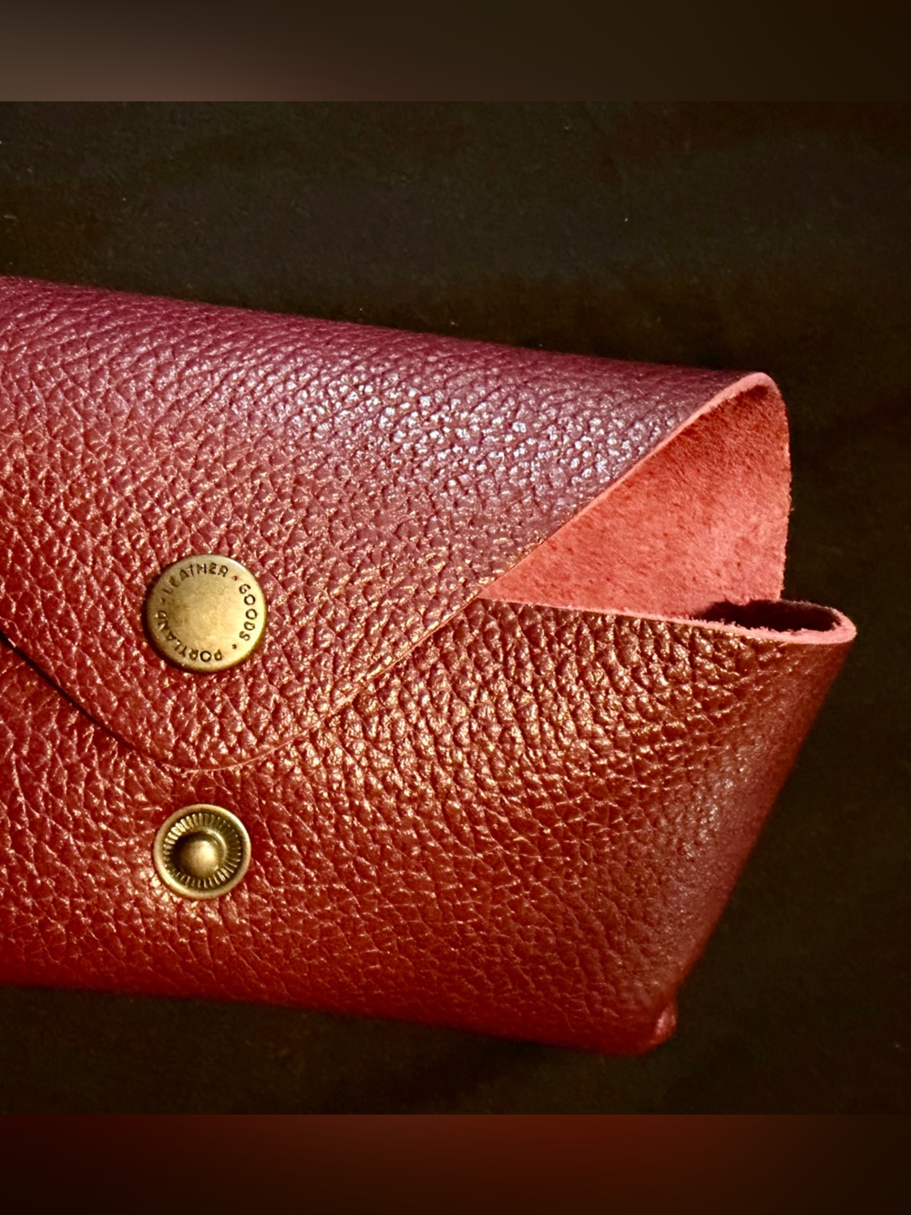 Portland Leather Envelope Eyewear Case - Picture 4 of 4